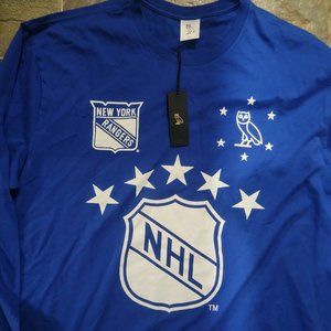 OVO x NHL New York Rangers Long-Sleeve Shirt - Men's Size 2XL - BRAND NEW!!!!!!!